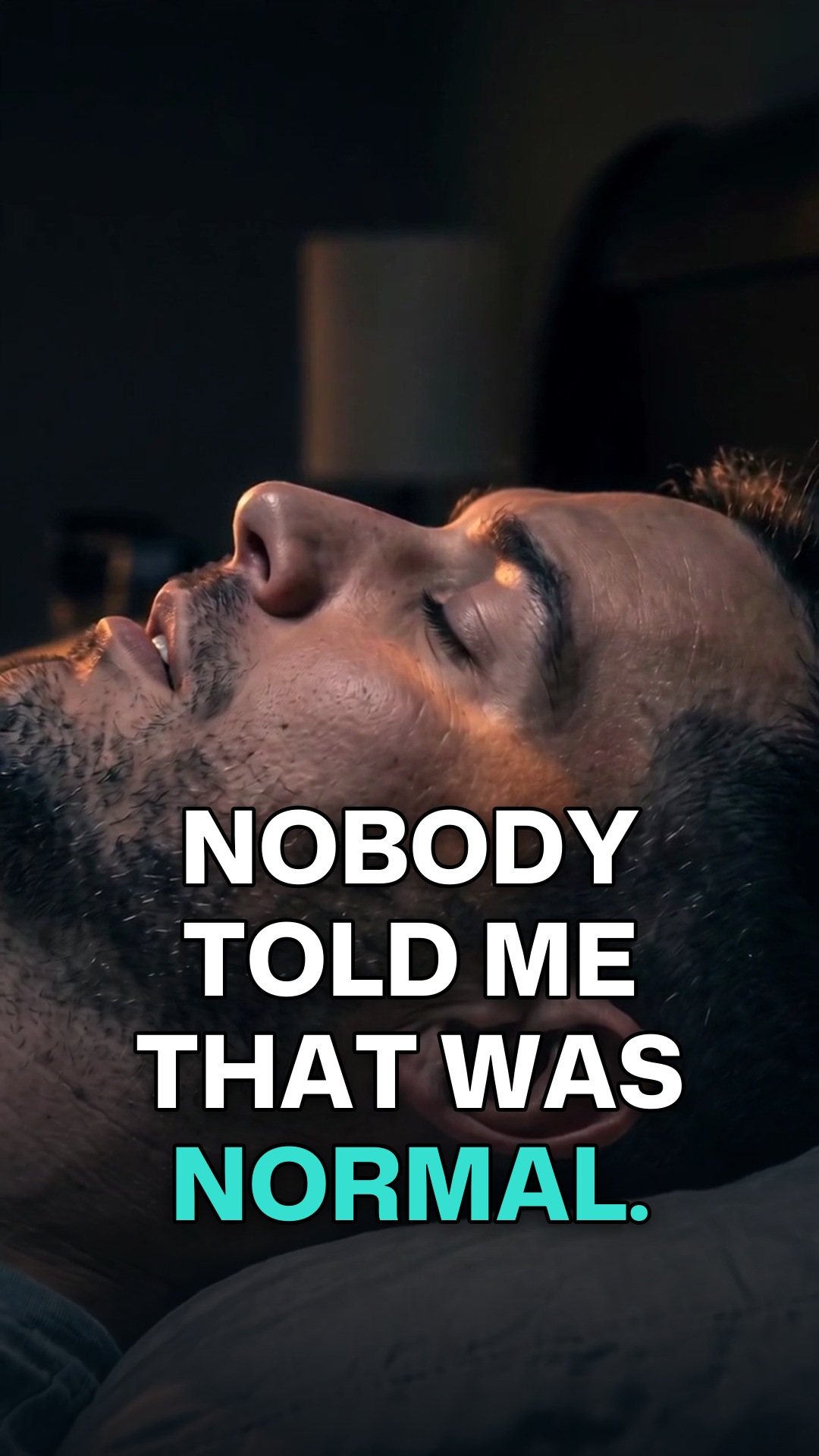 Nobody told me that was normal. poster